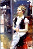 Pino Daeni - Impression oil painting.